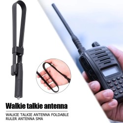 Antena Plegable Hembra VHF- UHF para Baofeng