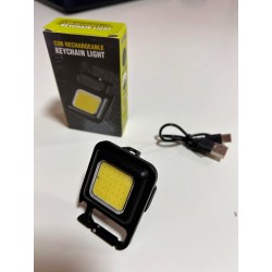 Linterna Led Llavero 800 Lumenes Recargable Usb